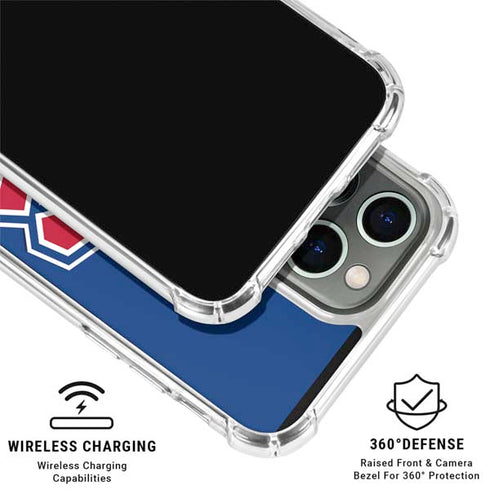 NHL Montreal Canadiens Solid Background iPhone 16 Pro Clear Case